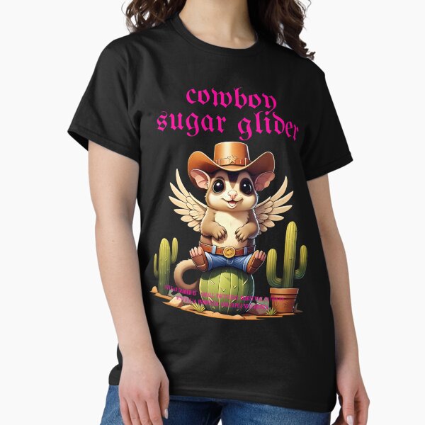 Item preview, Funny Cute Cowboy Sugar Glider designed and sold by PixelStoneDesign .