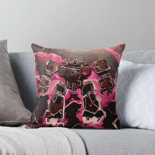 Item preview, Mech Robot Acrylic Pour Painting 076 designed and sold by Paws Of Aries.