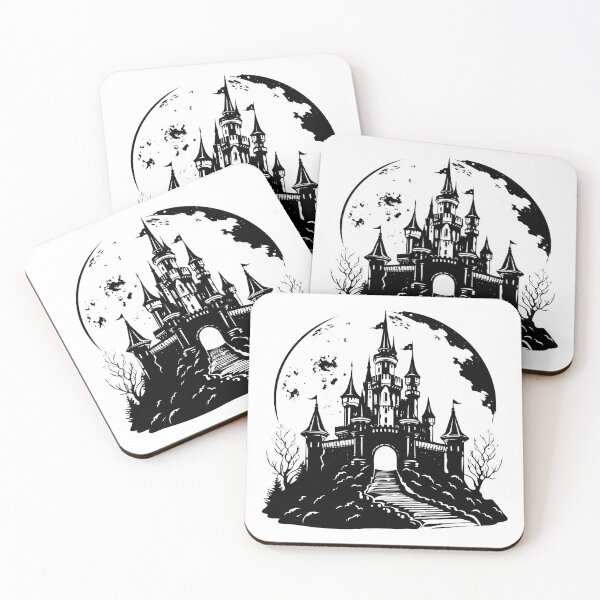 Item preview, Enchanted Magical Castle Fairy Tale Storybook Kingdom designed and sold by inkoutninja.