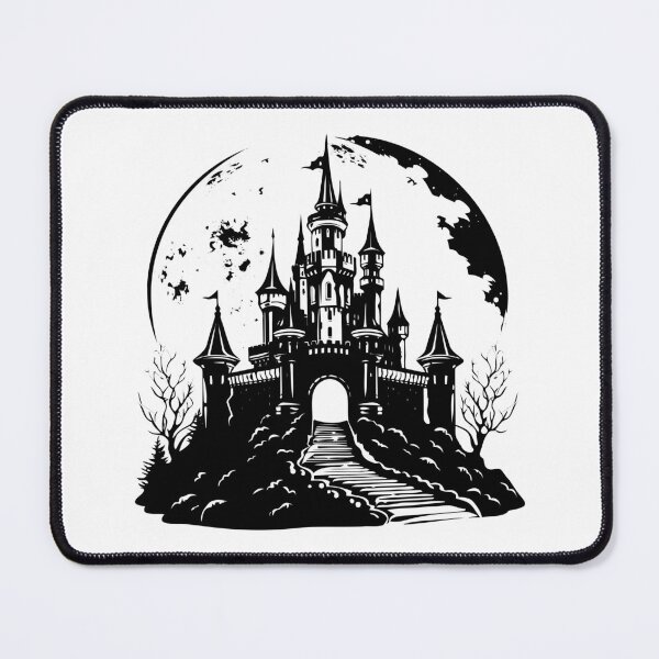 Item preview, Enchanted Magical Castle Fairy Tale Storybook Kingdom designed and sold by inkoutninja.