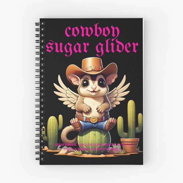 Item preview, Funny Cute Cowboy Sugar Glider designed and sold by PixelStoneDesign .
