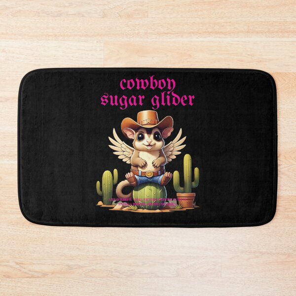 Item preview, Funny Cute Cowboy Sugar Glider designed and sold by PixelStoneDesign .