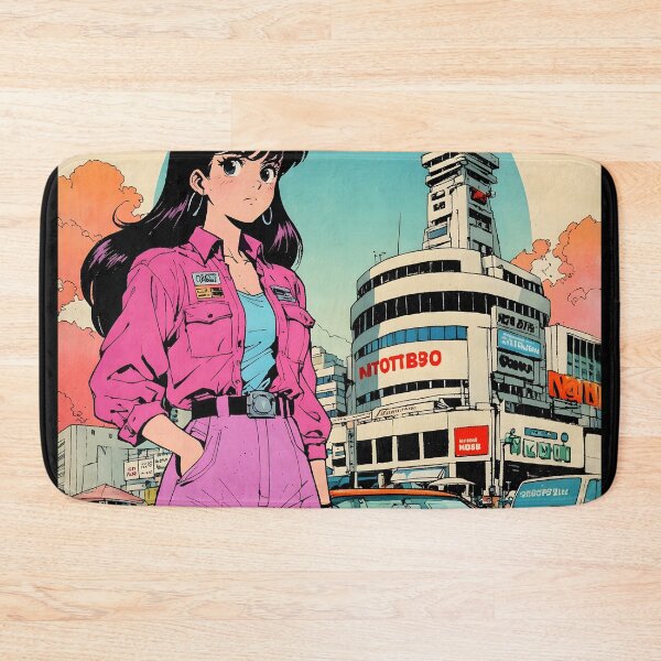 Item preview, Nairobi Africa Retro Anime Girl 80s Vintage Travel designed and sold by Retro-Anime9.