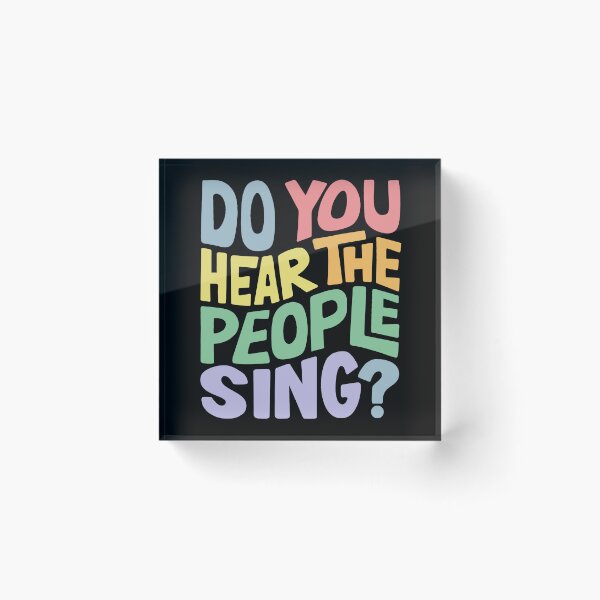 Item preview, Do You Hear The People Sing?  designed and sold by Unhinged Heather.