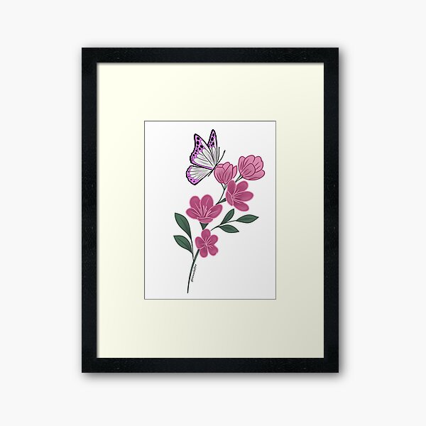 Vista previa del artículo con la obra «flor», diseñado y vendido por reinoilustre.