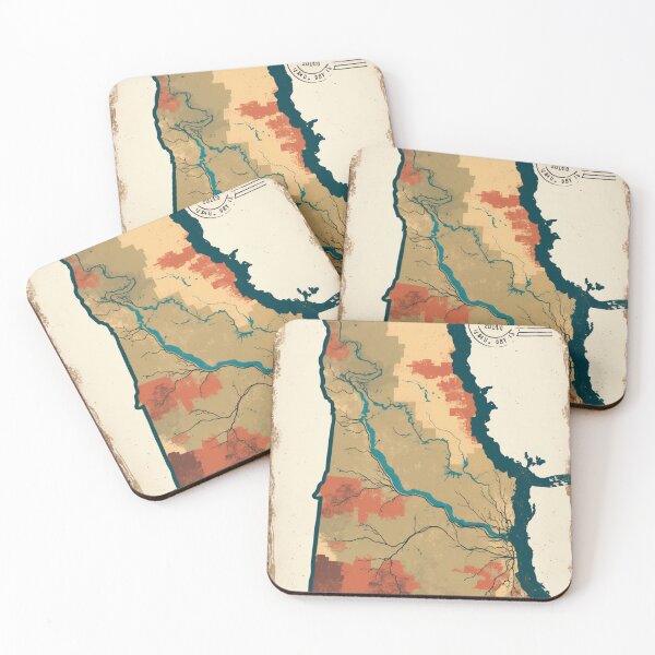Item preview, North Dakota USA Vintage Travel Retro Postcard Design designed and sold by TravelPostcardGems.