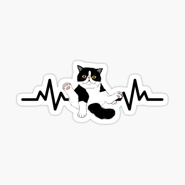 Item preview, Exotic Shorthair Cat Heartbeat designed and sold by TheAnimalZ00.