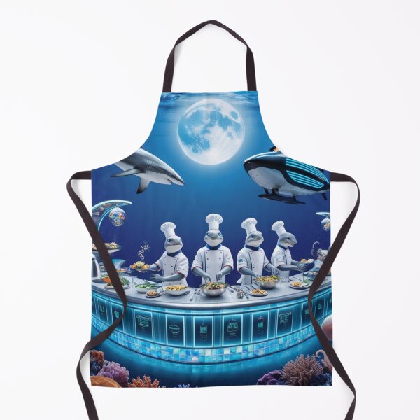 Item preview, Underwater Feast Moonlit Scene With Chefs designed and sold by Dream Output .
