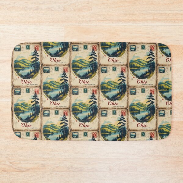 Item preview, Ohio USA Vintage Travel Retro Postcard Design designed and sold by TravelPostcardGems.