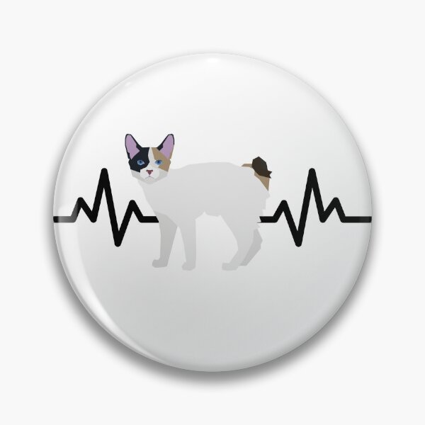 Item preview, Japanese Bobtail Cat Heartbeat designed and sold by TheAnimalZ00.
