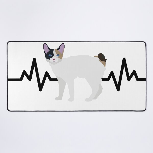 Item preview, Japanese Bobtail Cat Heartbeat designed and sold by TheAnimalZ00.