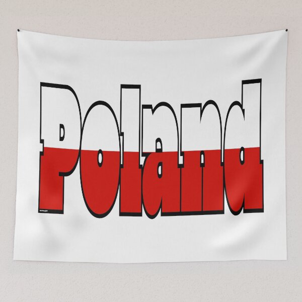 Item preview, Poland Font with Polish Flag designed and sold by Havocgirl.
