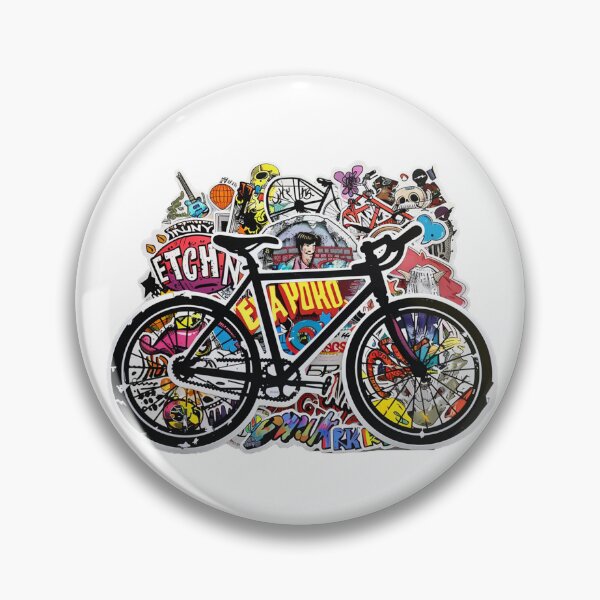 Item preview, bicycle designed and sold by Stickermagician.