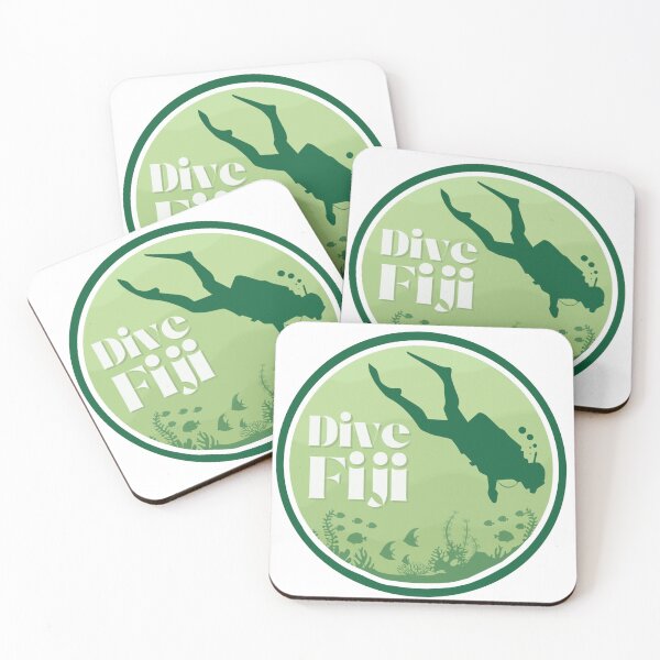 Item preview, Dive Fiji- Scuba Diving Design designed and sold by LittleLinesForU.