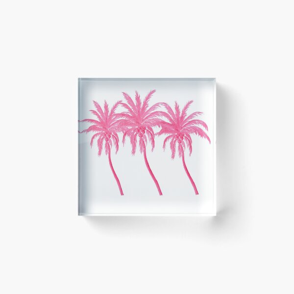 Item preview, 3 Pink Coconut Palm Trees designed and sold by MatsonArtDesign.