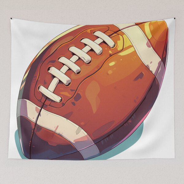 Item preview, football designed and sold by Stickermagician.