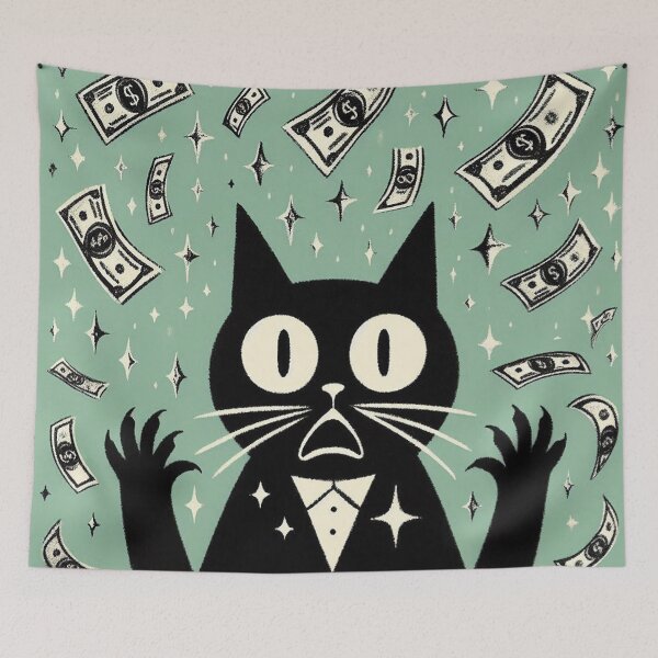 Item preview, Money Cat Mayhem designed and sold by zzz888.