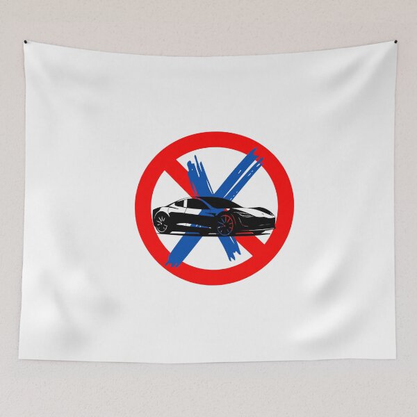 Item preview, ? No Elon  Anti-Tesla Protest Design designed and sold by World-Shop25.