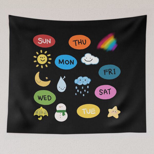 Item preview, days of the week designed and sold by zzzozzo.