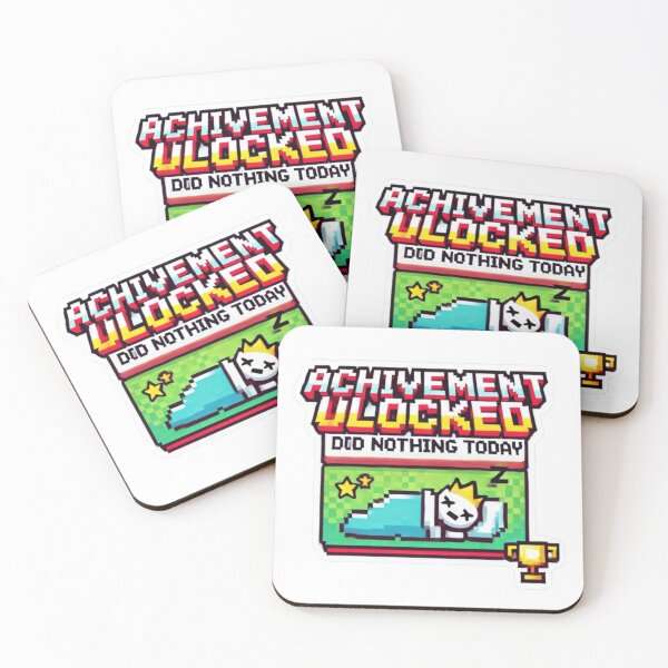 Item preview, Achievement Unlocked: Did Nothing Today – Funny Gamer Sticker  designed and sold by ZaRiSelects.