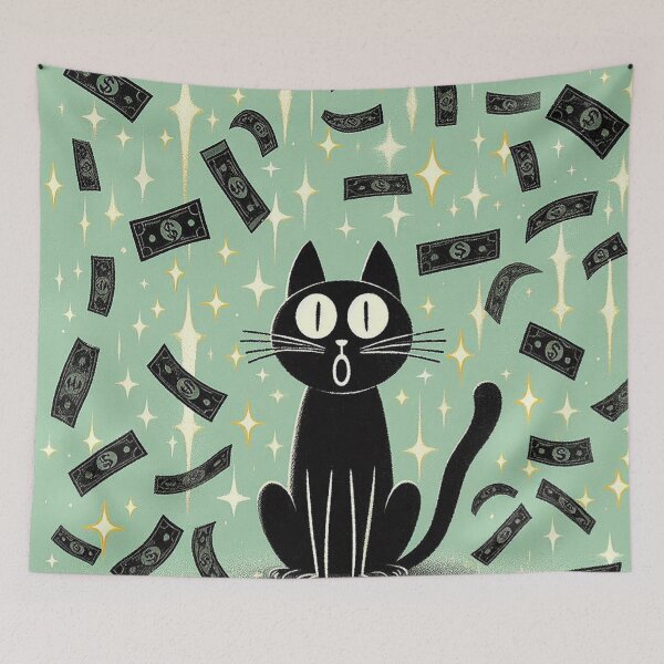 Item preview, Kitty's Fortune Fall designed and sold by zzz888.