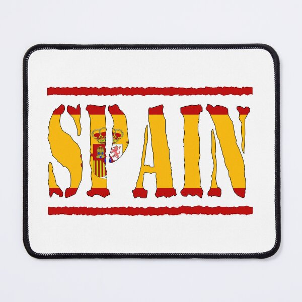 Item preview, Spain Font with Spanish Flag designed and sold by Havocgirl.