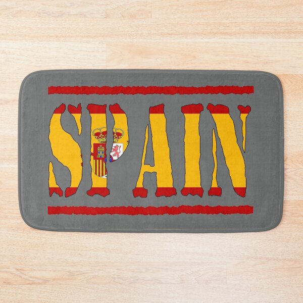 Item preview, Spain Font with Spanish Flag designed and sold by Havocgirl.