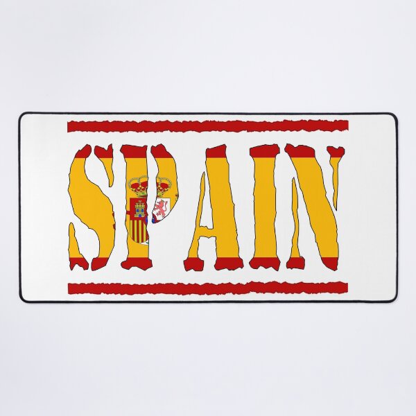 Item preview, Spain Font with Spanish Flag designed and sold by Havocgirl.
