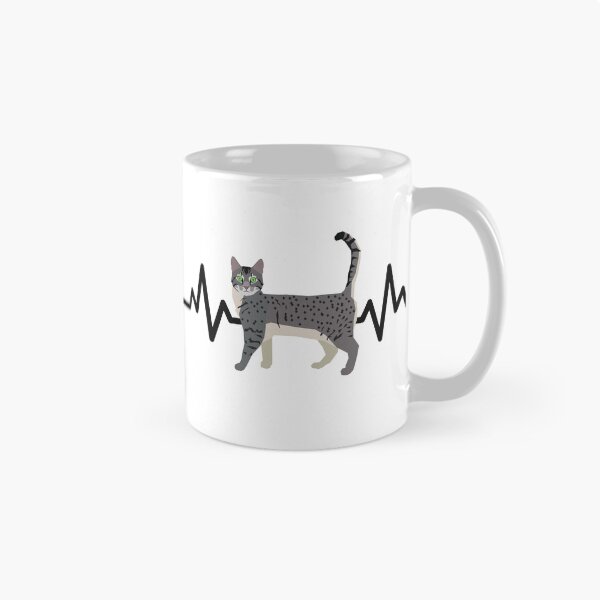 Item preview, Egyptian Mau Cat Heartbeat designed and sold by TheAnimalZ00.