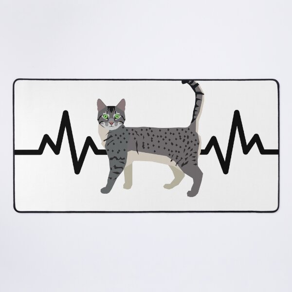 Item preview, Egyptian Mau Cat Heartbeat designed and sold by TheAnimalZ00.