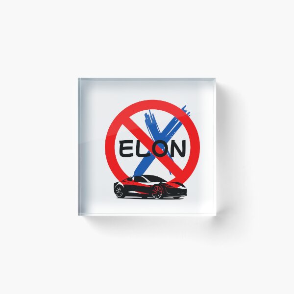 Item preview,  No Elon , Anti-Tesla  and Protest Design designed and sold by World-Shop25.