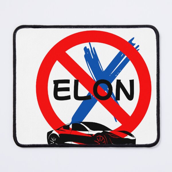 Item preview, No Elon , Anti-Tesla and Protest Design designed and sold by World-Shop25.