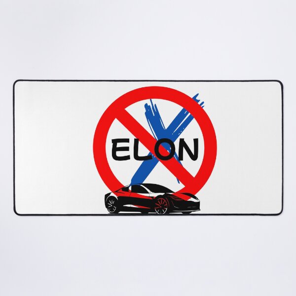Item preview, No Elon , Anti-Tesla and Protest Design designed and sold by World-Shop25.
