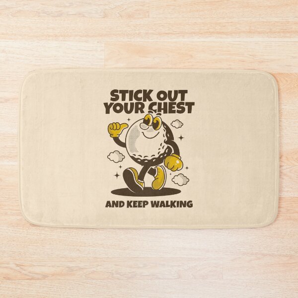 Item preview, Walking Golf ball character. Stick your chest and keep walking designed and sold by adipra.
