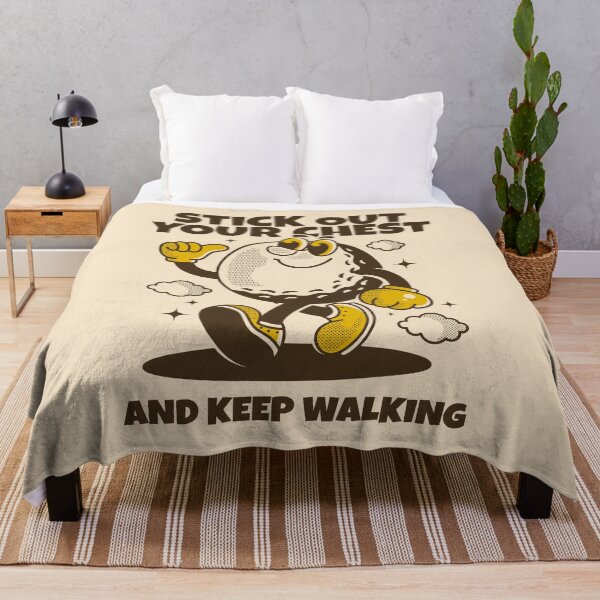 Item preview, Walking Golf ball character. Stick your chest and keep walking designed and sold by adipra.