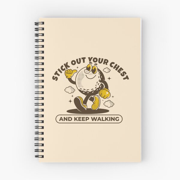 Item preview, Walking Golf ball character. Stick your chest and keep walking designed and sold by adipra.