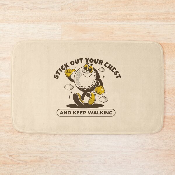 Item preview, Walking Golf ball character. Stick your chest and keep walking designed and sold by adipra.