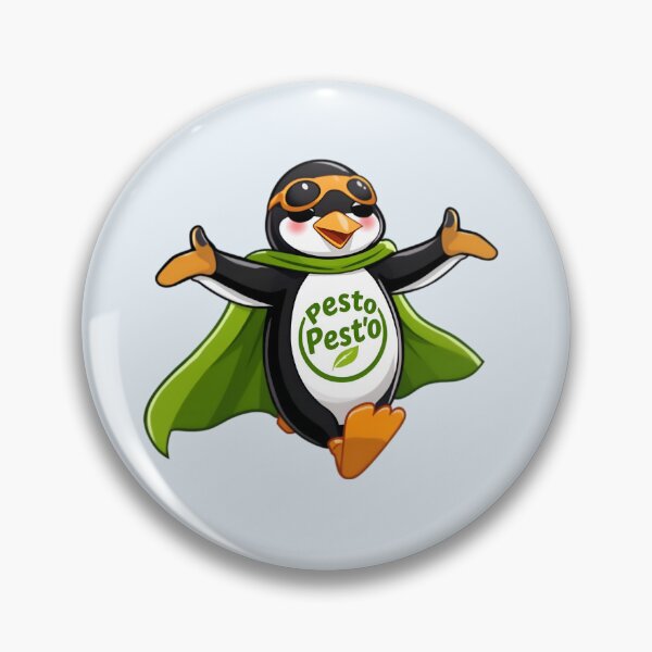 Item preview, Pesto Penguin Flying Into Your Arms designed and sold by Dakson Design - Fantasy Art.