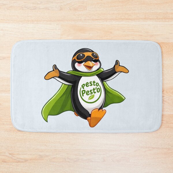 Item preview, Pesto Penguin Flying Into Your Arms designed and sold by Dakson Design - Fantasy Art.