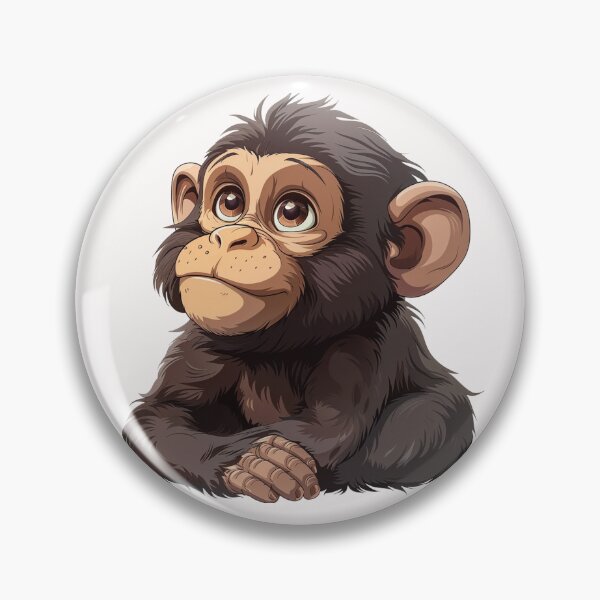 Item preview, Cute cartoon orangutans designed and sold by Stickermagician.