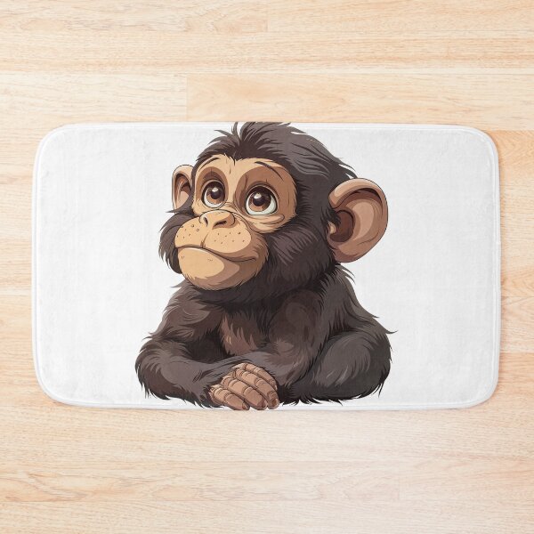Item preview, Cute cartoon orangutans designed and sold by Stickermagician.