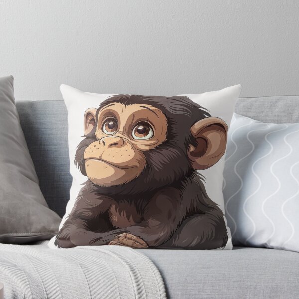 Item preview, Cute cartoon orangutans designed and sold by Stickermagician.