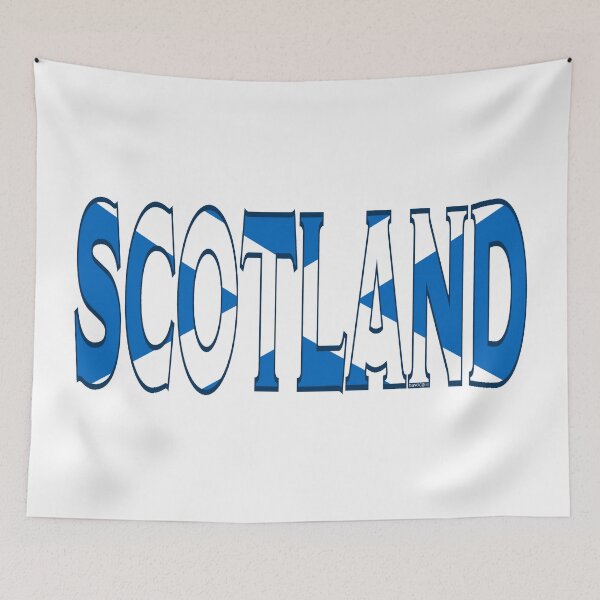 Item preview, Scotland Font with Scottish Flag designed and sold by Havocgirl.
