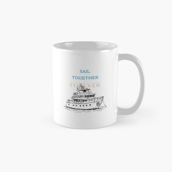Item preview, Classic Navy "Sailing Together, Forever" Family Boat Vacation Shirt designed and sold by GalaxyInstore.