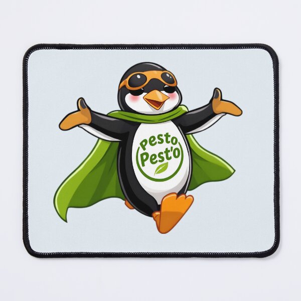 Item preview, Pesto Penguin Flying Into Your Arms designed and sold by Dakson Design - Fantasy Art.