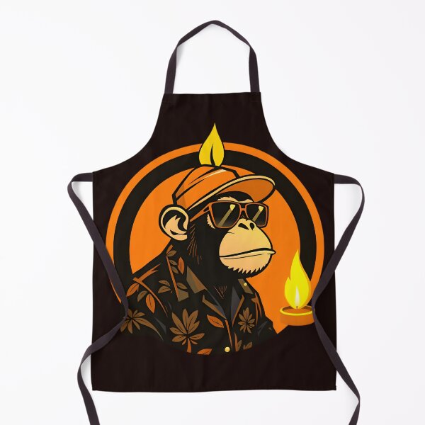 Item preview, Cool Monkey on fire designed and sold by Art is my Voice .