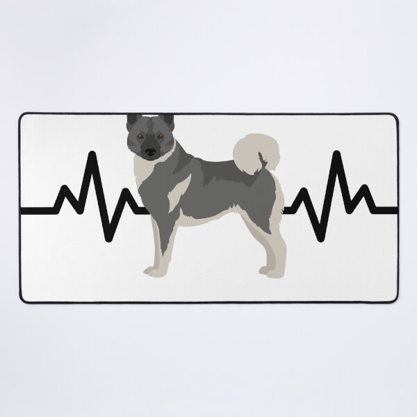 Item preview, Norwegian Elkhound Heartbeat designed and sold by TheAnimalZ00.