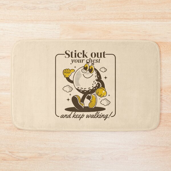 Item preview, Walking Golf ball character. Stick your chest and keep walking designed and sold by adipra.