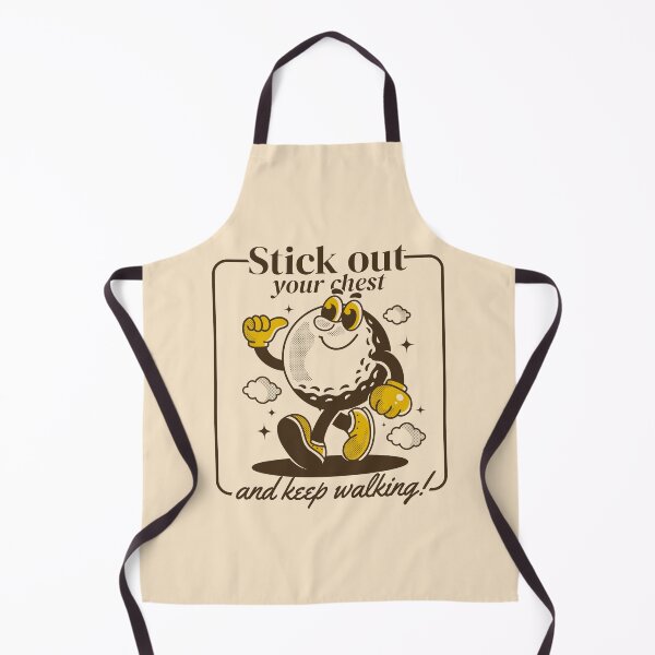 Item preview, Walking Golf ball character. Stick your chest and keep walking designed and sold by adipra.