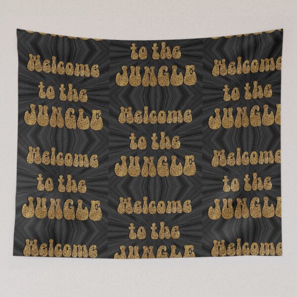 Item preview, Welcome to the jungle blk designed and sold by LanziShop.